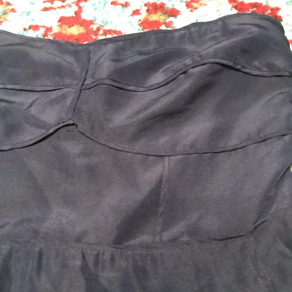 Velvet Heart Midnight Blue Strapless Dress Size M - Picture 9 of 12